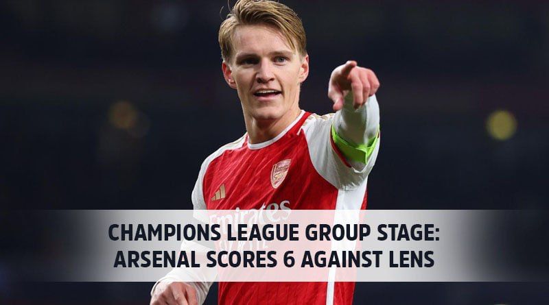 Champions league group stage: Arsenal scores 6