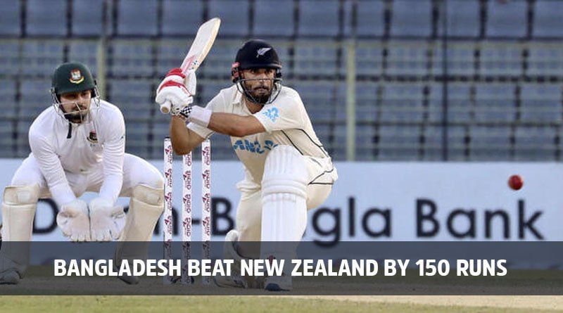 Bangladesh Beat New Zealand By 150 Runs