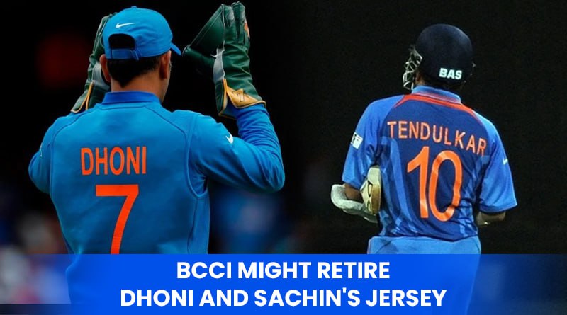 BCCI Might Retire Dhoni and Sachin’s Jersey