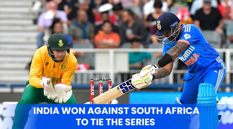 India Won Against South Africa To Tie The Series